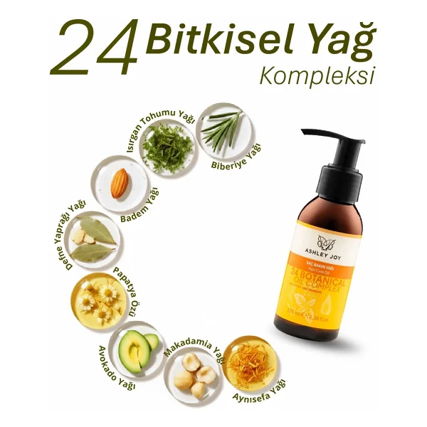 Ashley Joy 100 ml Saç Bakım Yağı - Görsel 9