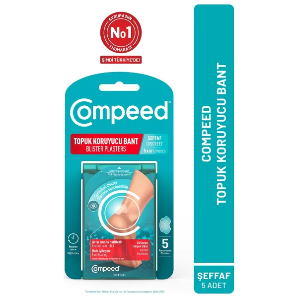 Compeed Ekstra Güçlü 5'li Topuk Koruyucu Bant - Görsel 3