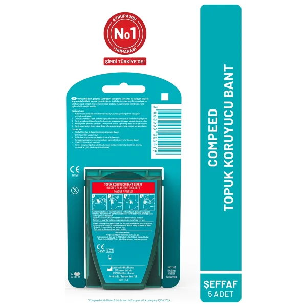 Compeed Ekstra Güçlü 5'li Topuk Koruyucu Bant - Görsel 4