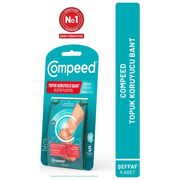 Compeed Ekstra Güçlü 5'li Topuk Koruyucu Bant - Görsel 5