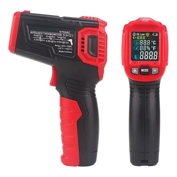 Noyafa HT-650C Kızılötesi Lazer Termometre - Görsel 2