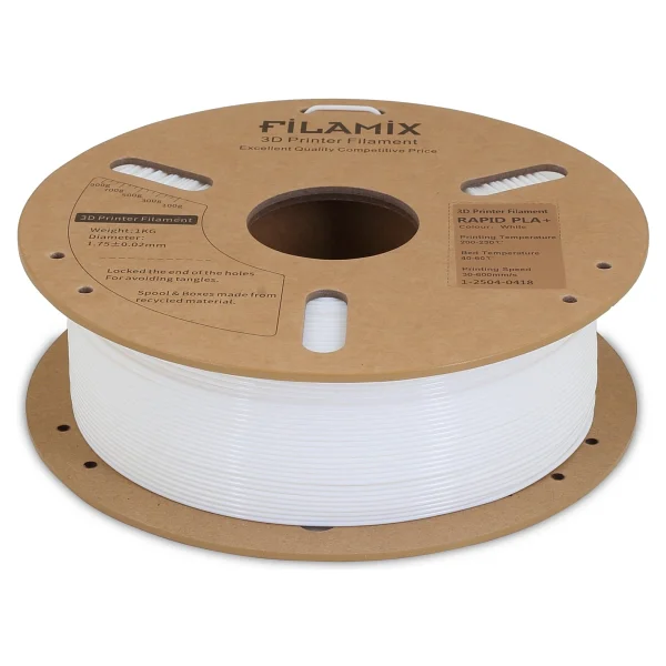 Filamix Hyper Speed PLA 1.75 mm 1 kg Beyaz Filament - Görsel 2