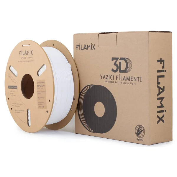 Filamix Hyper Speed PLA 1.75 mm 1 kg Beyaz Filament - Görsel 3