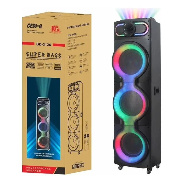 Zore GD-3126 RGB TWS Bluetooth Hoparlör - Görsel 3
