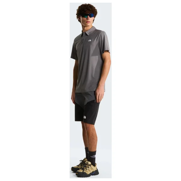 The North Face M Tanken Polo - Eu Erkek T-shirt-32908 Gri - Görsel 4