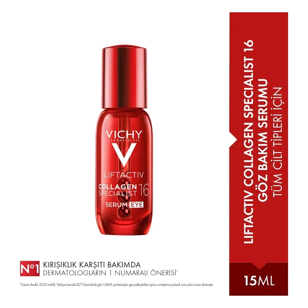 Vichy Liftactiv Collagen Specialist 16 Yeux Gençleştirici 15 ml Göz Serumu - Görsel 4