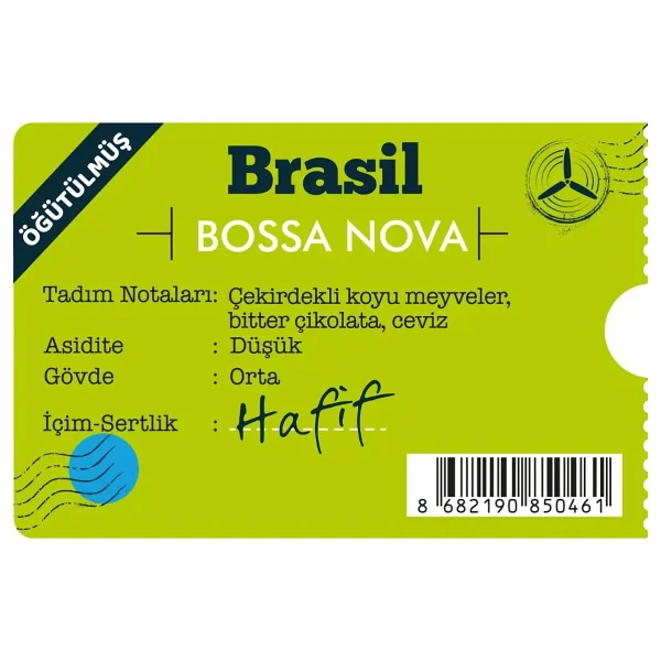 Moliendo Brasil Bossa Nova Yöresel Öğütülmüş Filtre Kahve 250 gr - Görsel 2