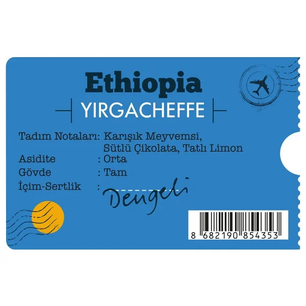 Moliendo Ethiopia Yirgacheffe Yöresel 1 kg Çekirdek Kahve - Görsel 2