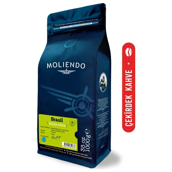 Moliendo Brasil Bossa Nova Çekirdek Kahve 1 kg - Görsel 5