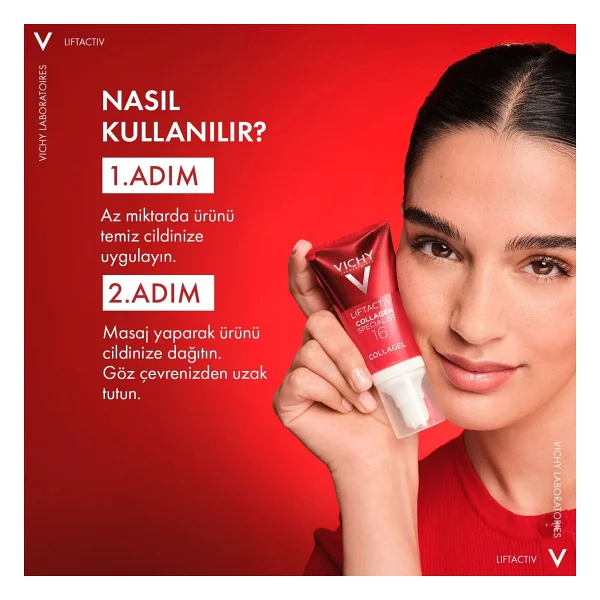 Vichy Liftactiv Collagen Specialist 16 Glow Boosting Jel 50 ml Yaşlanma Karşıtı Krem - Görsel 7