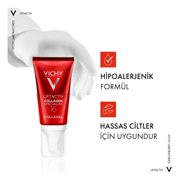 Vichy Liftactiv Collagen Specialist 16 Glow Boosting Jel 50 ml Yaşlanma Karşıtı Krem - Görsel 8