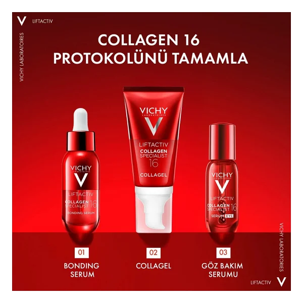 Vichy Liftactiv Collagen Specialist 16 Glow Boosting Jel 50 ml Yaşlanma Karşıtı Krem - Görsel 9