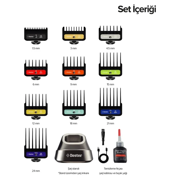 Bester HC8338 Saç Kesme Makinesi - Görsel 5