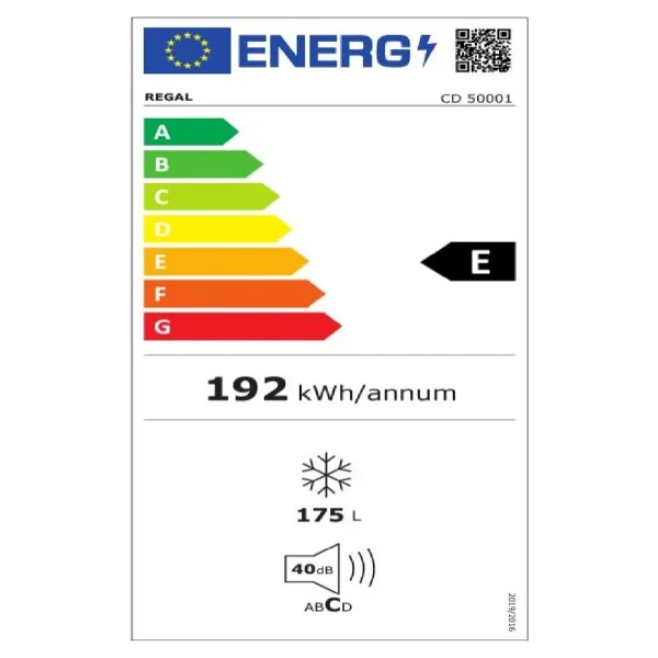 Regal 175 Lt Dikey Derin Dondurucu - E Enerji Sınıfı, Enerji Tasarruflu ve Hızlı Dondurma Fonksiyonlu - Görsel 3