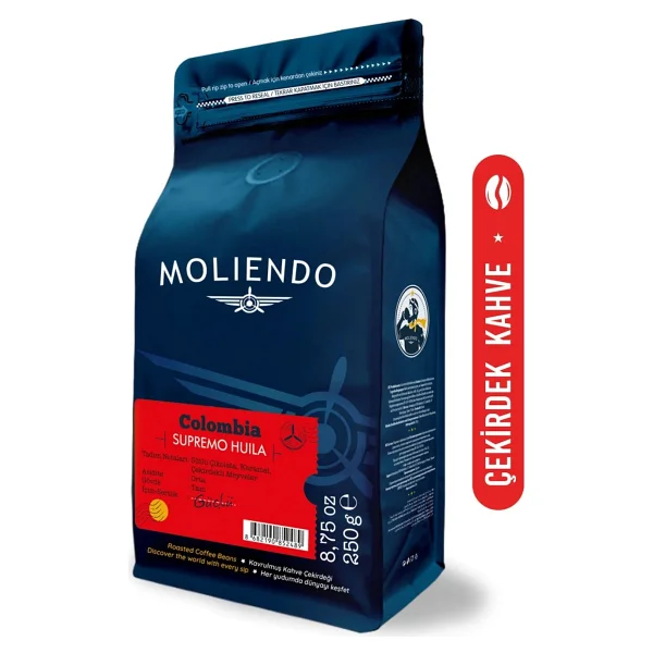 Moliendo Colombia Supremo Huila Çekirdek Kahve 250 gr - Görsel 4