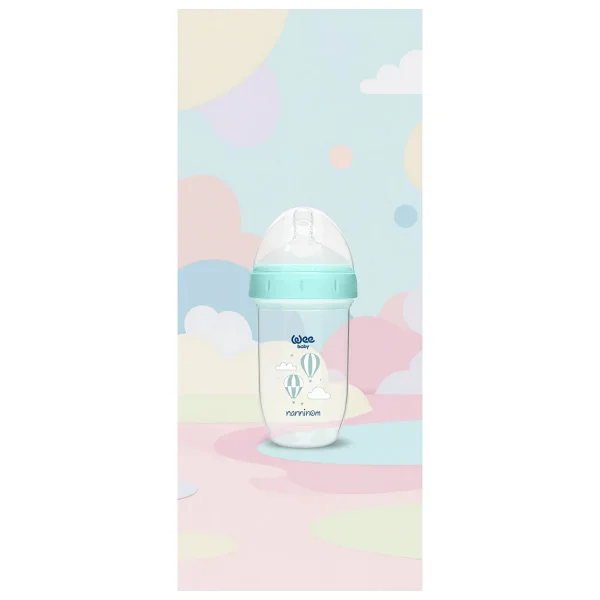 Wee Baby Nanninom Geniş Ağızlı Antikolik Biberon 250 ml - Görsel 2