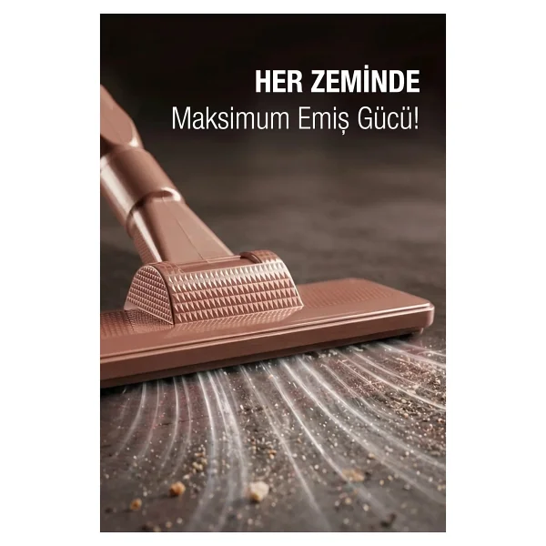 Fantom Pratik-S P 1200 Rose Gold Dikey Elektrikli Süpürge - Görsel 4
