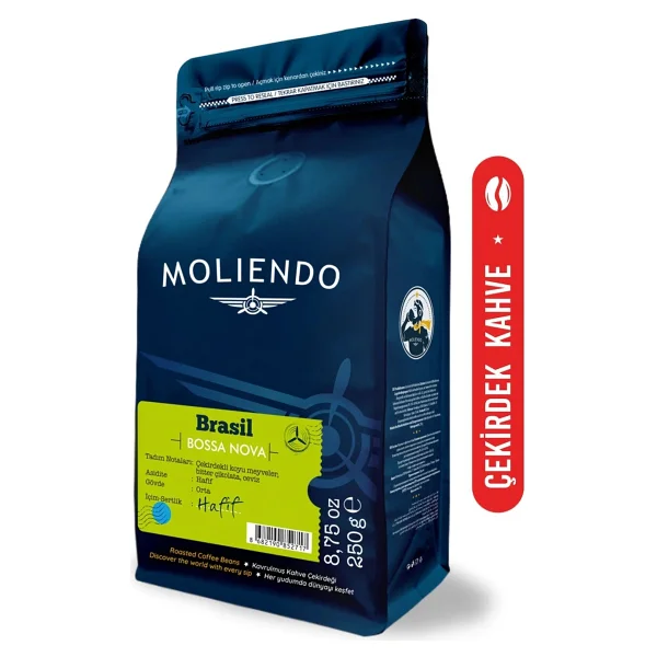 Moliendo Brasil Bossa Nova Çekirdek Kahve 250 gr - Görsel 9