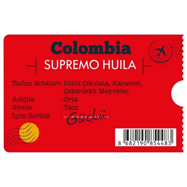 Moliendo Colombia Supremo Huila Çekirdek Kahve 1 kg - Görsel 2
