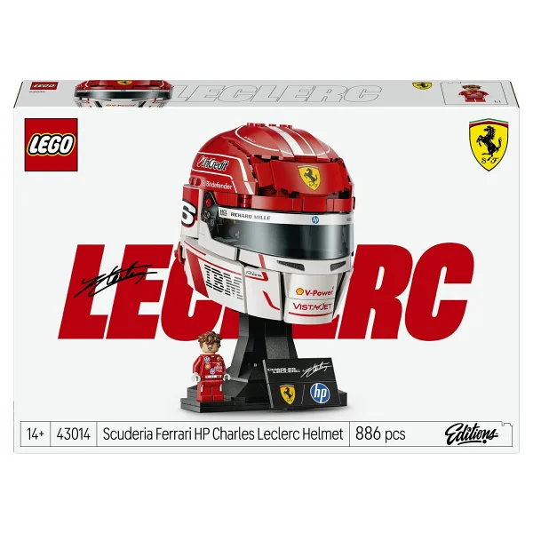 Lego 43014 Editions Scuderia Ferrari HP Charles Leclerc Kaskı - Görsel 8