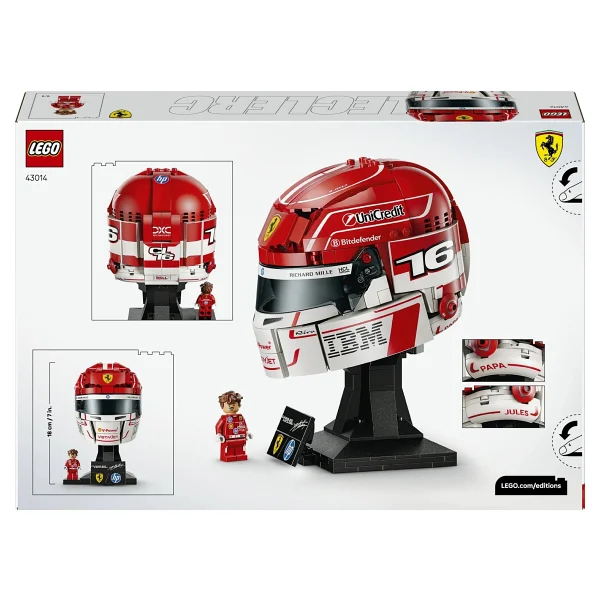 Lego 43014 Editions Scuderia Ferrari HP Charles Leclerc Kaskı - Görsel 9