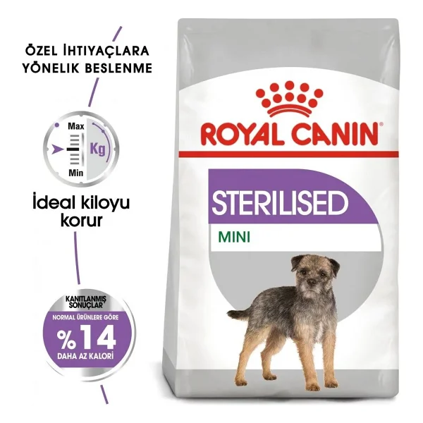 Royal Canin Mini Sterilised 3 kg Küçük Irk Kısırlaştırılmış Yetişkin Köpek Maması - Görsel 2