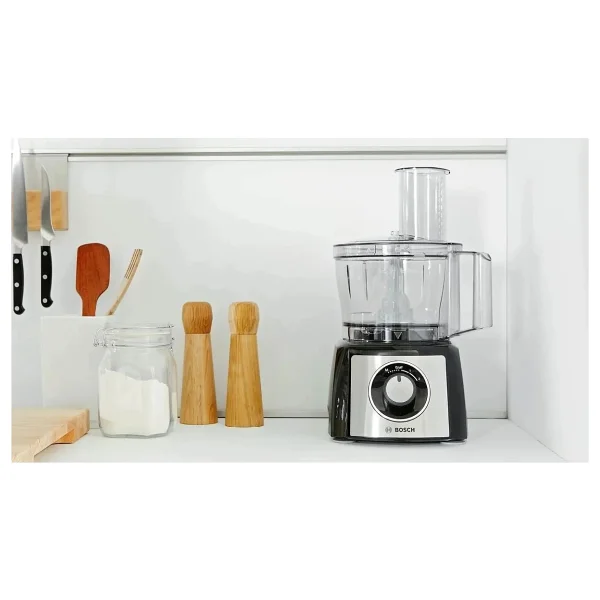 Multitalent 3 Hamur Yoğurma Blender ve Öğütücü Hepsi Bir Arada 800 W Mutfak Robotu Siyah - Görsel 9