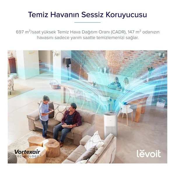 Levoit Core 600S Pro Akıllı Hava Temizleme Cihazı - Görsel 7
