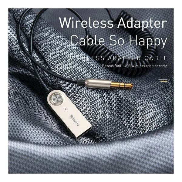Baseus BA01 USB Wireless Bluetooth Araç Kiti - Görsel 3