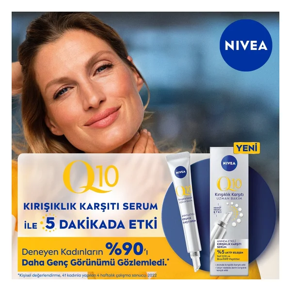 NIVEA Q10 Anında Etkili Kırışıklık Karşıtı Serum 15 ml X 5 ADET - Görsel 2
