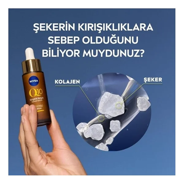 NIVEA Q10 Kırışıklık Karşıtı Çift Etkili Serum 30ml X 5 ADET - Görsel 2