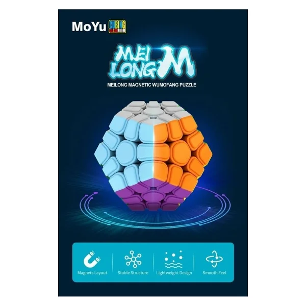 Moyu Megamix Magnetic Cube - MF8802 Kız Erkek Çocuk Oyuncak Eğitici Oyuncaklar - Görsel 3