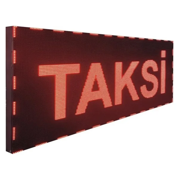 SANEC Led Tabela 16x64cm Çift Taraflı Kırmızı Kayan Yazı-Wifi - Görsel 2