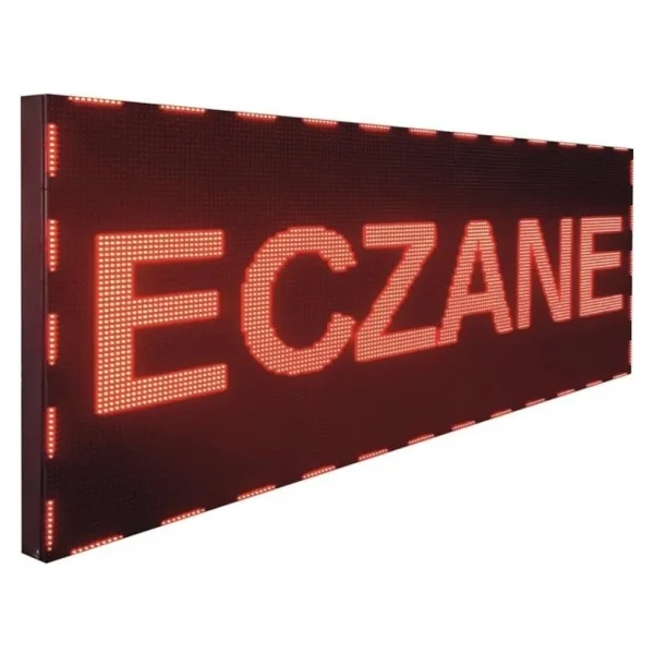 SANEC Led Tabela 16x64cm Çift Taraflı Kırmızı Kayan Yazı-Wifi - Görsel 3
