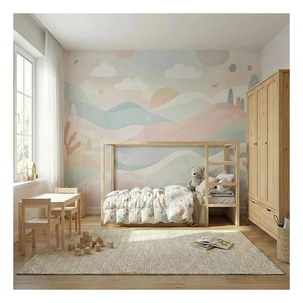 Baby Plus 2in1 Montessori Karyola 90X190 cm - Renkli - Görsel 4