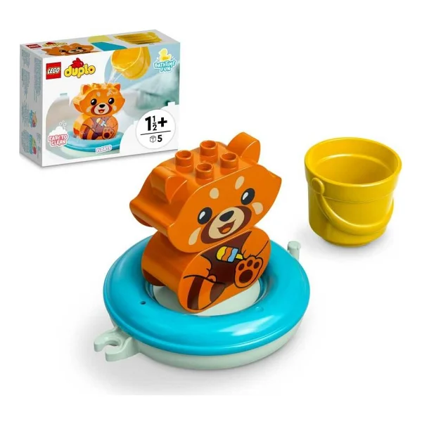 Lego 10964 Duplo İlk Banyo Zamanı Eğlencesi Yüzen Kırmızı Panda - Görsel 5
