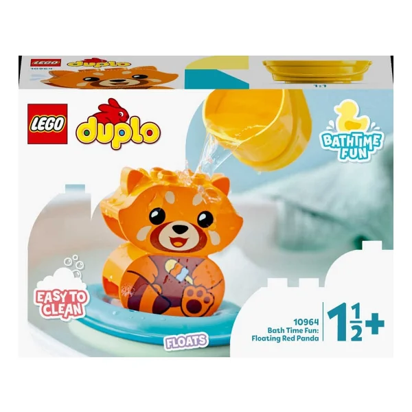 Lego 10964 Duplo İlk Banyo Zamanı Eğlencesi Yüzen Kırmızı Panda - Görsel 7
