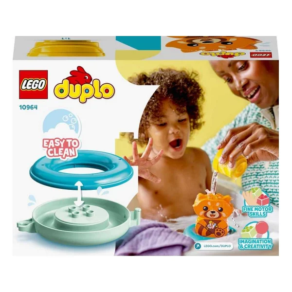 Lego 10964 Duplo İlk Banyo Zamanı Eğlencesi Yüzen Kırmızı Panda - Görsel 8
