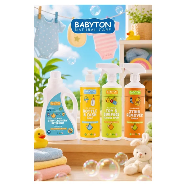Babyton Doğal Emzik ve Biberon Temizleyici 500 ml - Görsel 4