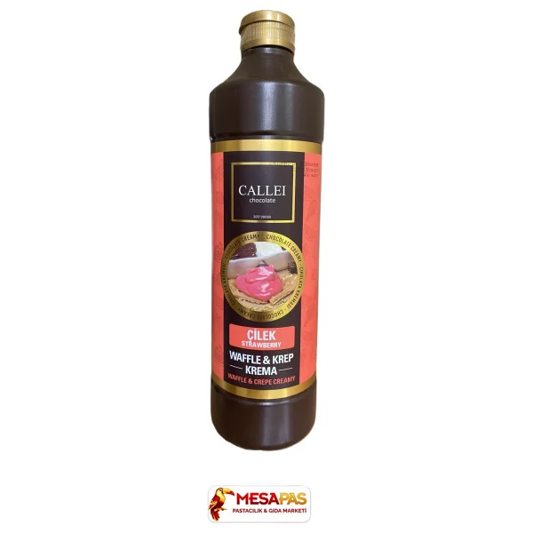Callei Chocolate Çilekli Waffle & Pankek & Krep Sosu 1 kg - Görsel 2