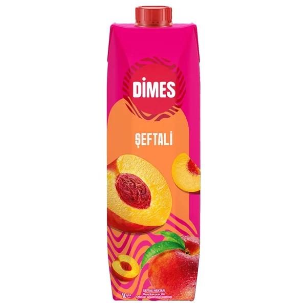 Dimes Şeftali Meyve Suyu 1 Lt x 6 Adet - Görsel 2