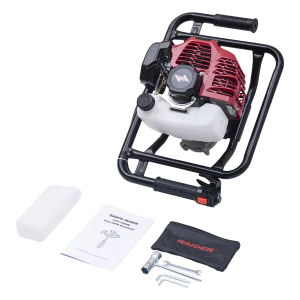 Raider Pro 52 Cc Benzinli Toprak Burgu Makinası Euro 5 Motor - Görsel 4