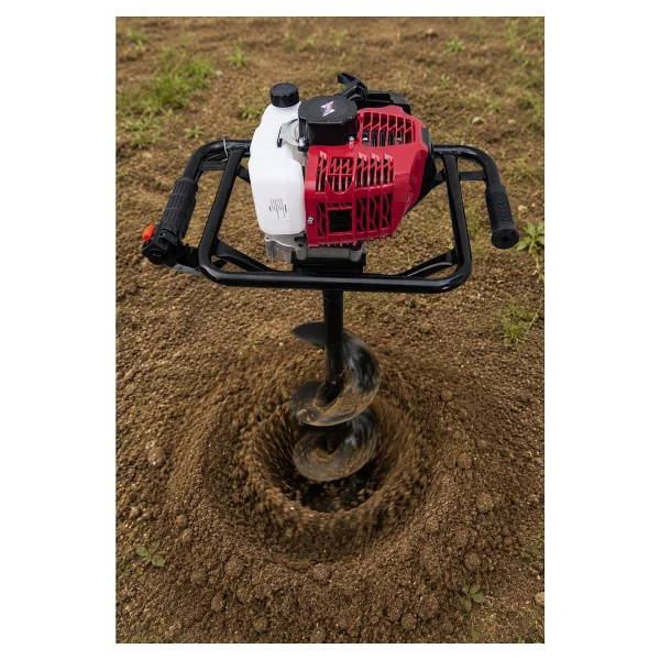 Raider Pro 52 Cc Benzinli Toprak Burgu Makinası Euro 5 Motor - Görsel 3