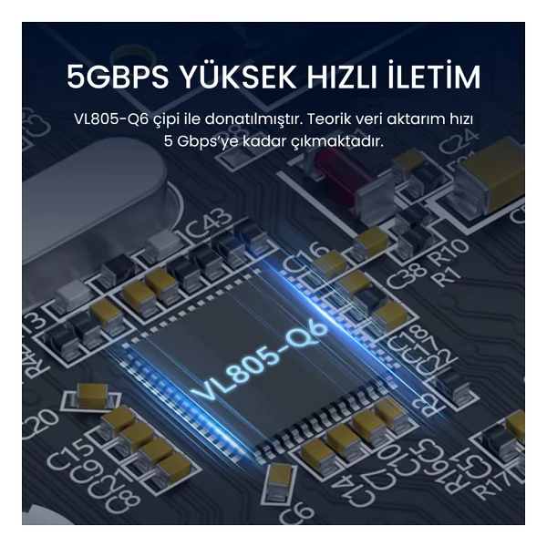 VegGieg V-PC03 PCIe to RS232 Dönüştürücü - Görsel 3