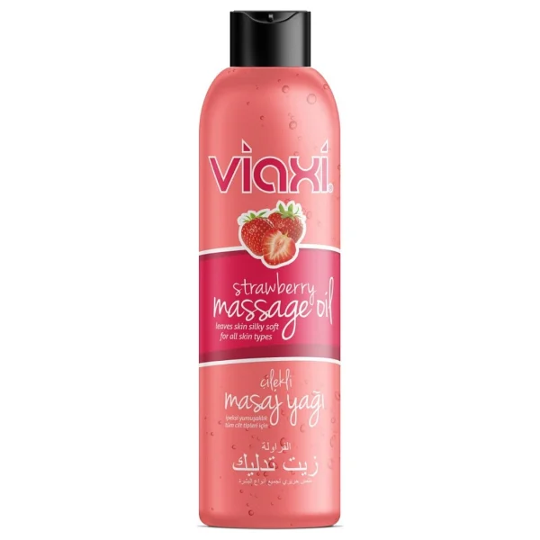 Viaxi Çilek Aromalı 177 ml Masaj Yağı - Görsel 3
