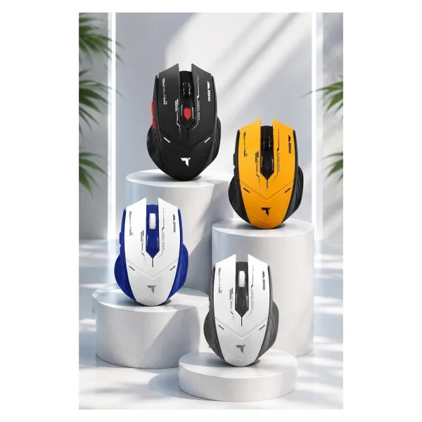 Torima TM-20 Sarı Şarjlı Ergonomik Optik Kablosuz Oyuncu Mouse - Görsel 6