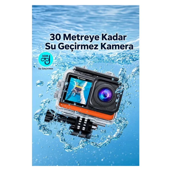 Torima AC-03 4K Aksiyon Kamerası - Görsel 10