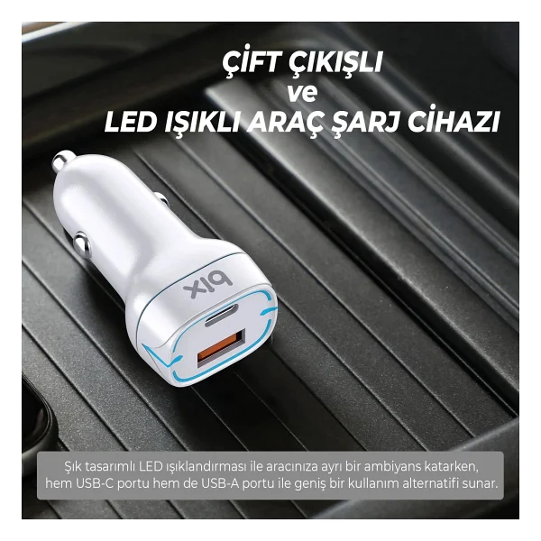 Bix BX-CCP36 36 W Hızlı Araç Şarj Aleti - Görsel 8