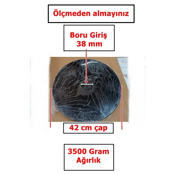 Serhat Deniz Raks Uyumlu Vantilatör Tabanı 3500 Gram (3.5 Kg) Videolu Ürün - Görsel 4