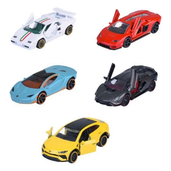 Majorette Lamborghini 5'li Araba Seti Çok Renkli - Görsel 9